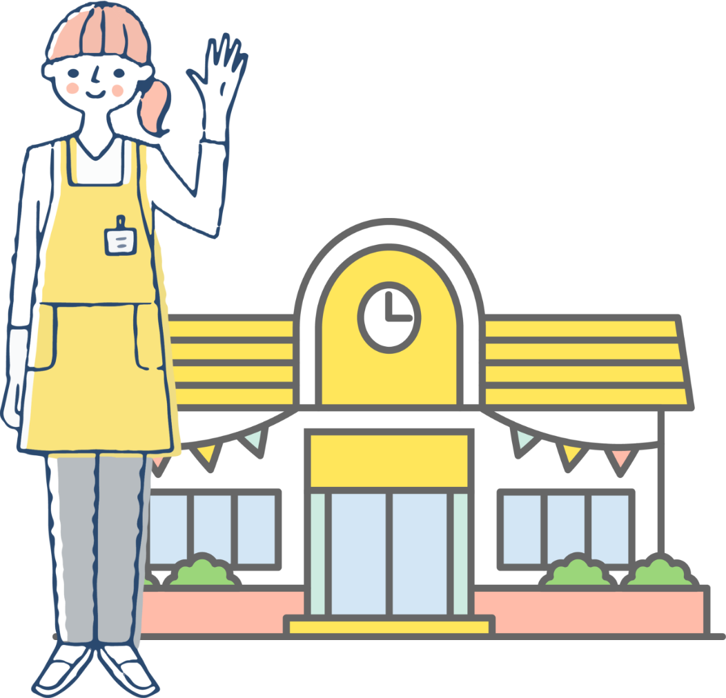 保育園／幼稚園の担当者のイラスト